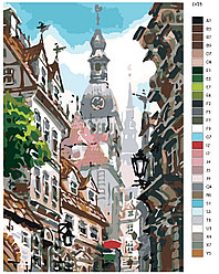 Картина по номерам, 40 x 60, LV25