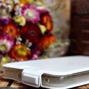 Чехол для Huawei Ascend P8 Lite блокнот Slim Flip Case LS, белый, фото 2