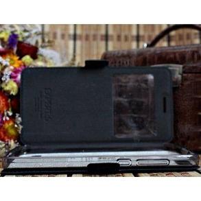 Чехол для Huawei Ascend Y3 II книга с окошком Slim Book Case, черный, фото 2