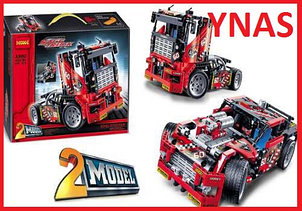 Детский конструктор DECOOL арт. 3360 "Гоночный грузовик 2 в 1" АНАЛОГ LEGO TECHNIC 42041