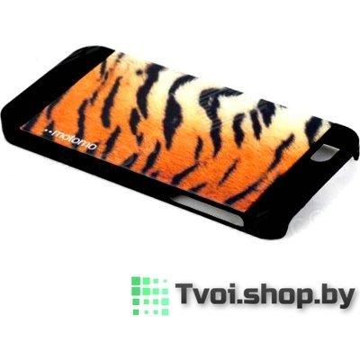Чехол для iPhone 5/ 5s накладка Motomo "Тигр", черный - фото 2 - id-p61492010