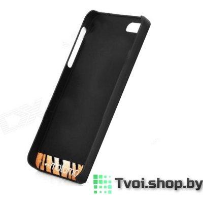 Чехол для iPhone 5/ 5s накладка Motomo "Тигр", черный - фото 3 - id-p61492010