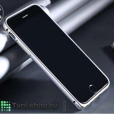 Бампер для iPhone 6/ 6s алюминиевый Cross, серебро - фото 2 - id-p61491204