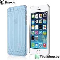 Чехол для iPhone 6/ 6s накладка Baseus для iPhone 6/ 6s 3D пластик, голубый