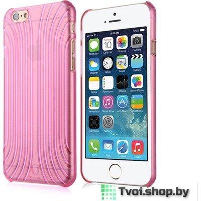 Чехол для iPhone 6/ 6s накладка Baseus для iPhone 6/ 6s 3D пластик, розовый - фото 1 - id-p61492018