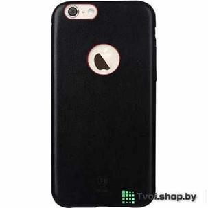 Чехол для iPhone 6/ 6s накладка Baseus черный, кожаный, фото 2