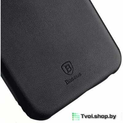 Чехол для iPhone 6/ 6s накладка Baseus черный, кожаный - фото 3 - id-p61492686