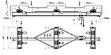 Кран-балка подвесная двухпролетная г/п 1т, фото 4