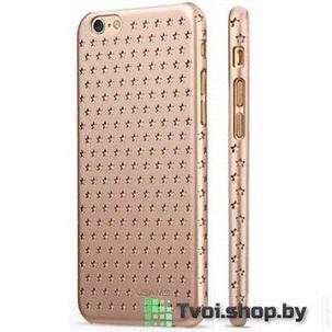 Чехол для iPhone 6/ 6s накладка Usams Twinkle Stars, золотой, фото 2