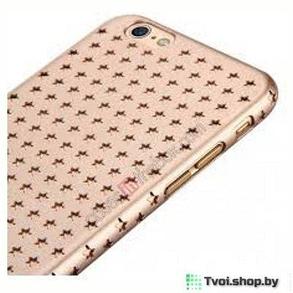 Чехол для iPhone 6/ 6s накладка Usams Twinkle Stars, золотой, фото 2
