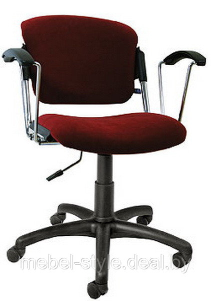 Кресло ЭРА хром с подлокотниками для работы, (ERA GTP CH в V-) - фото 7 - id-p97220809