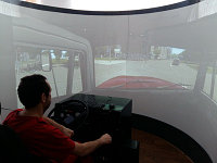Автотренажер грузового автомобиля Forward с радиусным экраном Категория "C"