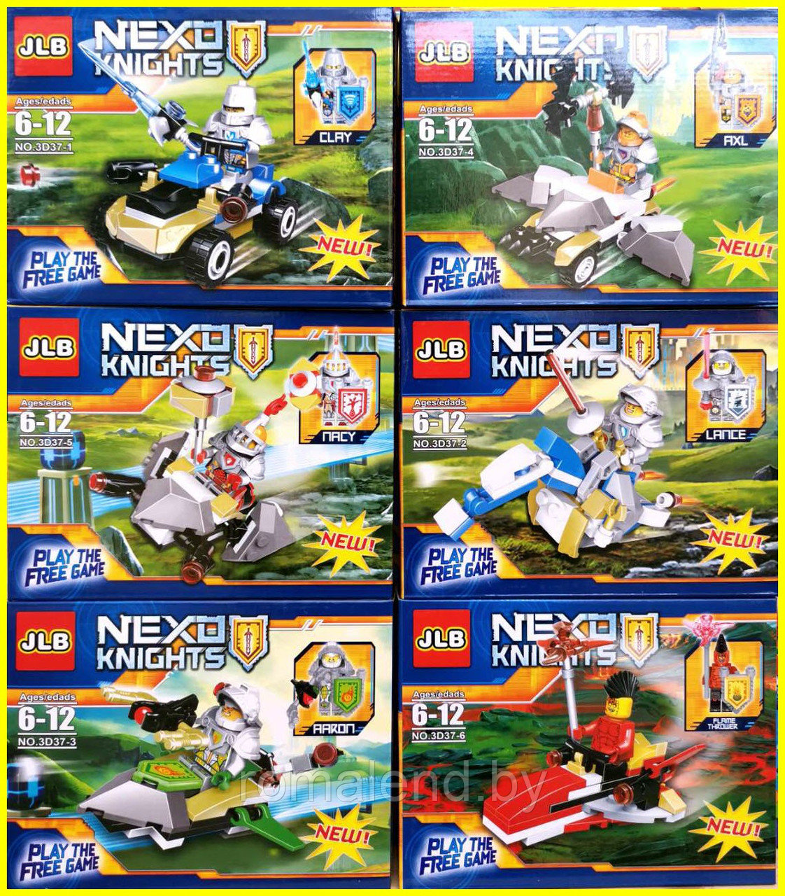 Конструктор Nexo knights в ассортименте (6 шт)