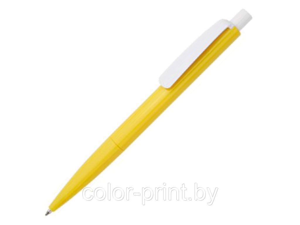 Ручка шариковая, пластик, желтый/белый, Танго