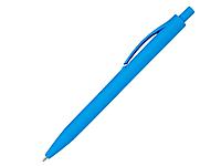 Ручка шариковая, пластик, софт тач, голубой, фото 1