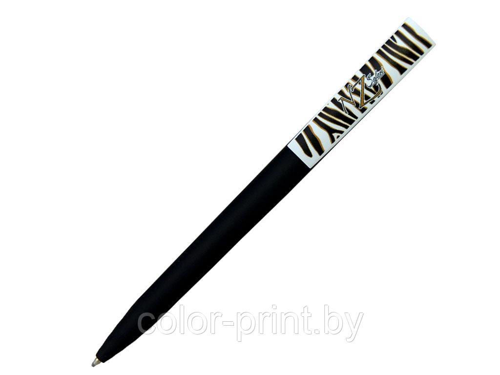 Ручка шариковая, пластик, софт тач, черный/белый, Zorro - фото 3 - id-p97245711