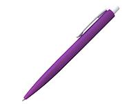 Ручка шариковая, пластик, софт тач, фиолетовый/белый, Танго