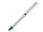 Ручка шариковая, пластик, белый/зеленый 348, фото 2