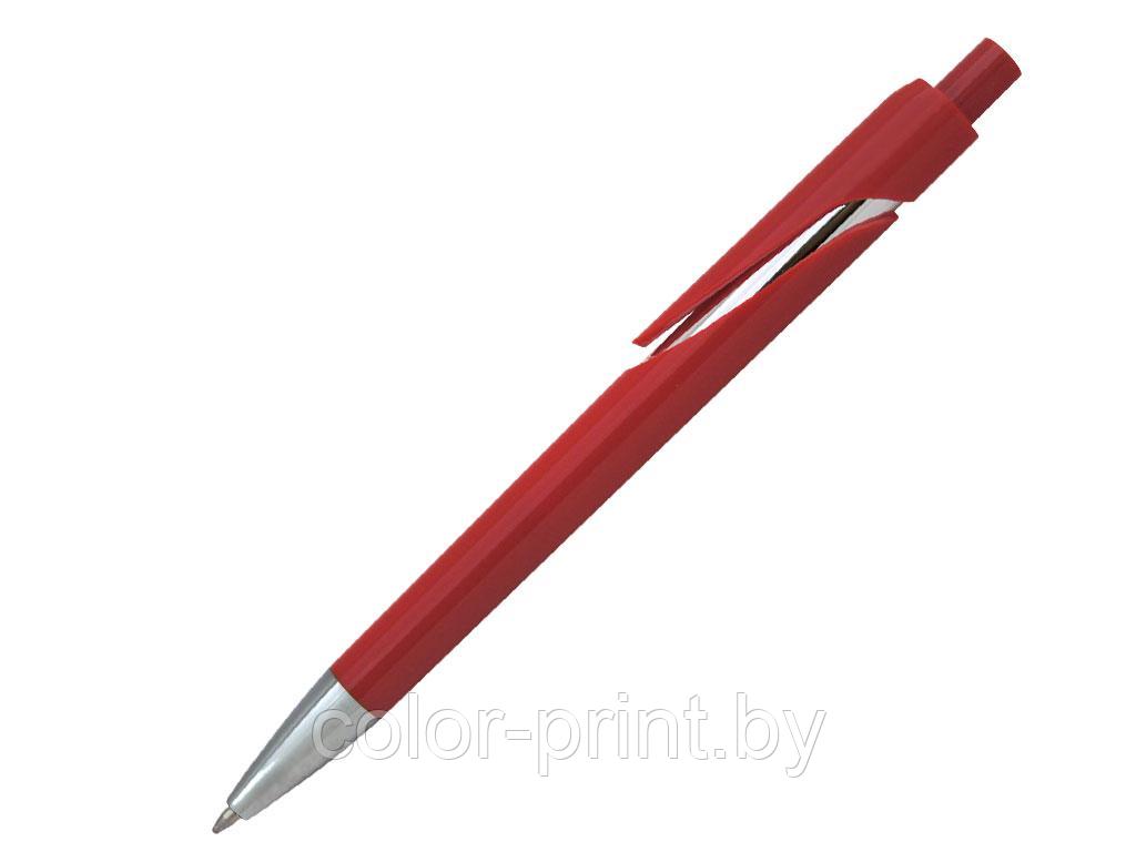 Ручка шариковая, пластик, красный