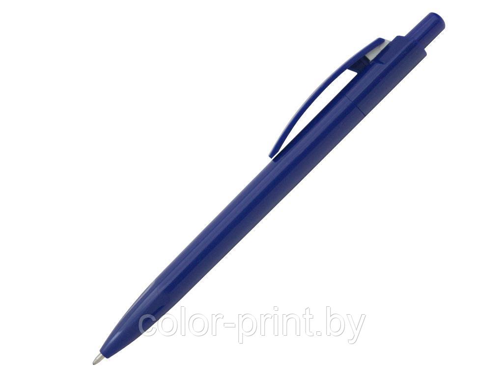 Ручка шариковая, пластик, синий/белый