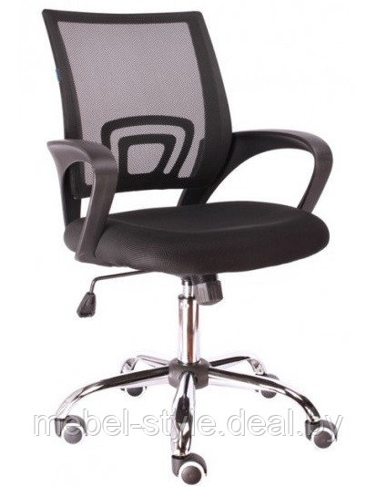 Кресло EP 696 хром для комфортной работы в офисе и дома, EP-696 CH в ткани сетка) - фото 3 - id-p97270396