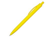 Ручка шариковая, пластик, софт тач, желтый, фото 1