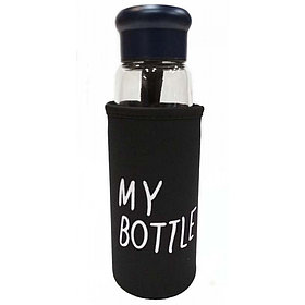 Бутылка для воды стеклянная 450 мл , XL-350