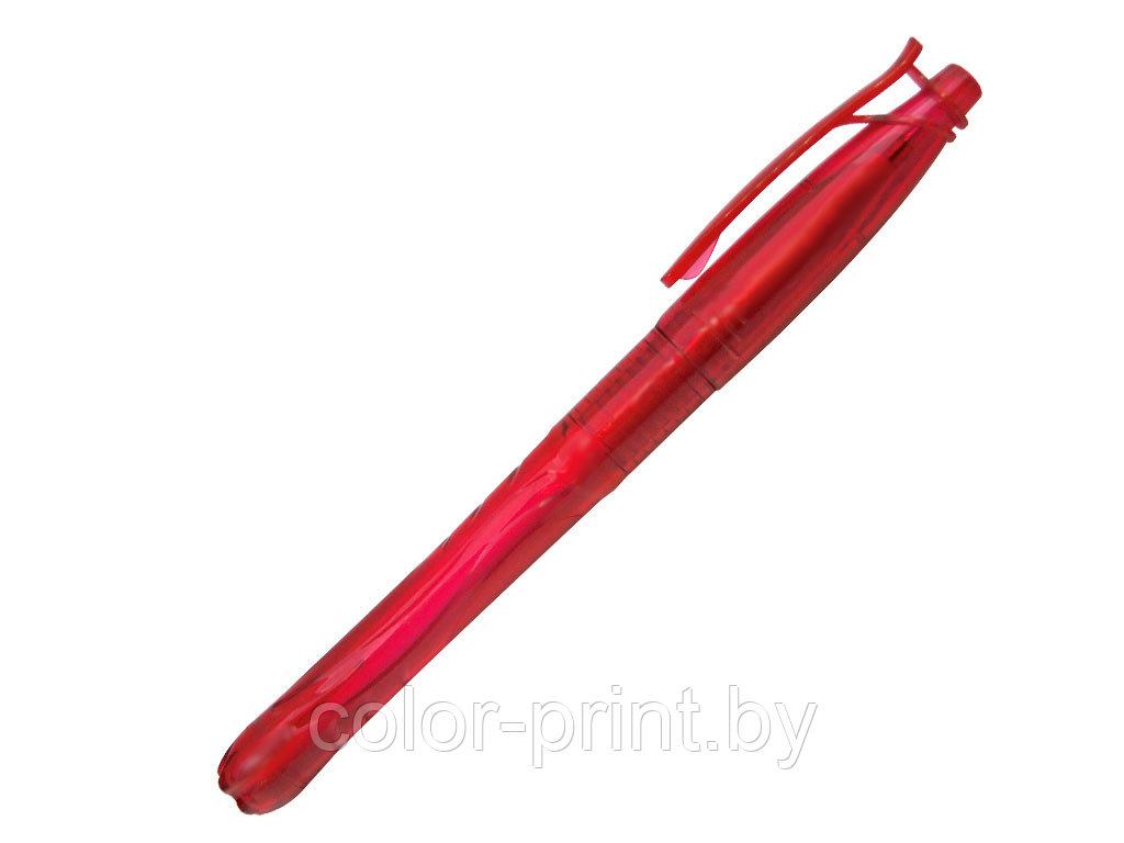 Ручка шариковая, пластик, красный, BOTTLE Pen