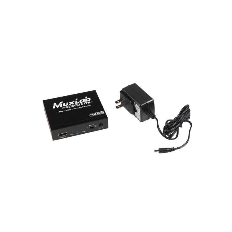 Коммутатор HDMI REPEATER WITH AUDIO EXTRACTION, 4K-UHD Muxlab 500431 - фото 1 - id-p97286758