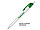 Ручка шариковая, пластик, белый/зеленый, Barron, фото 4