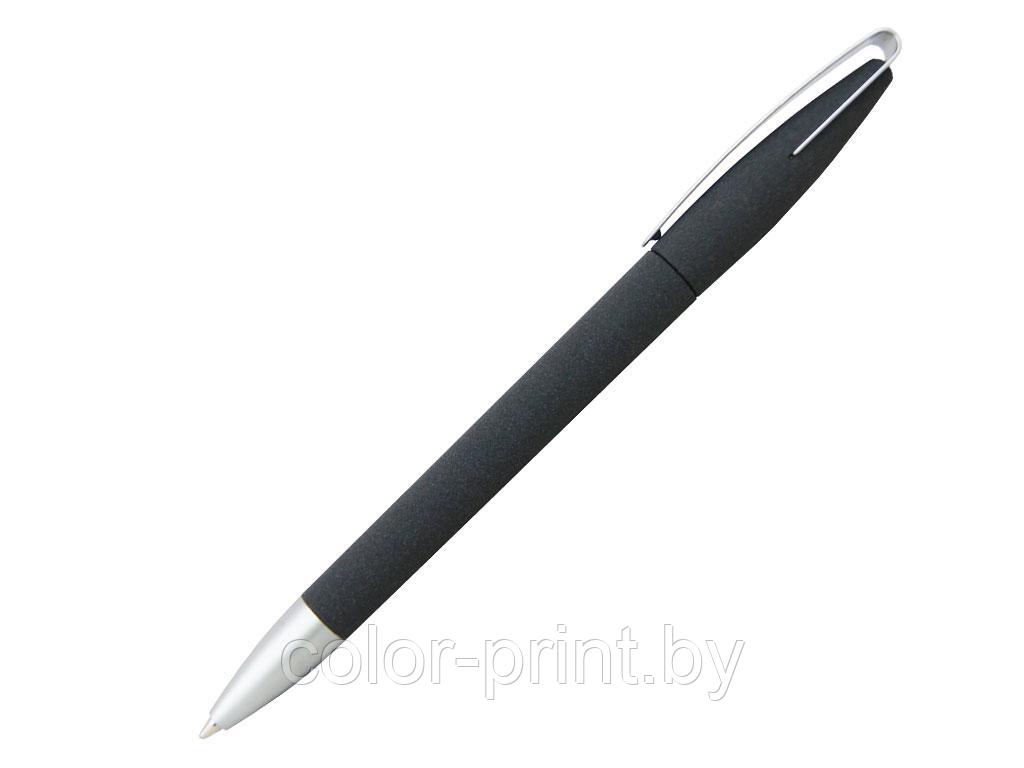 Ручка шариковая, автоматическая, пластик, металл, softgrip, черный/серебро, Cobra MM