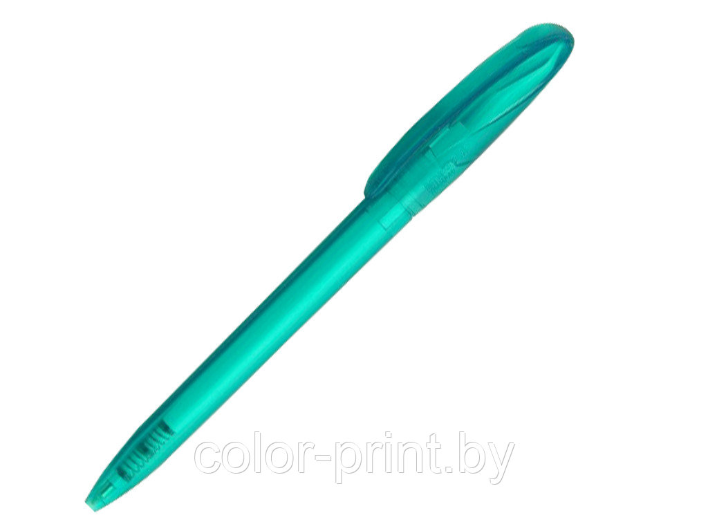Ручка шариковая, автоматическая, пластик, бирюзовый, Boa