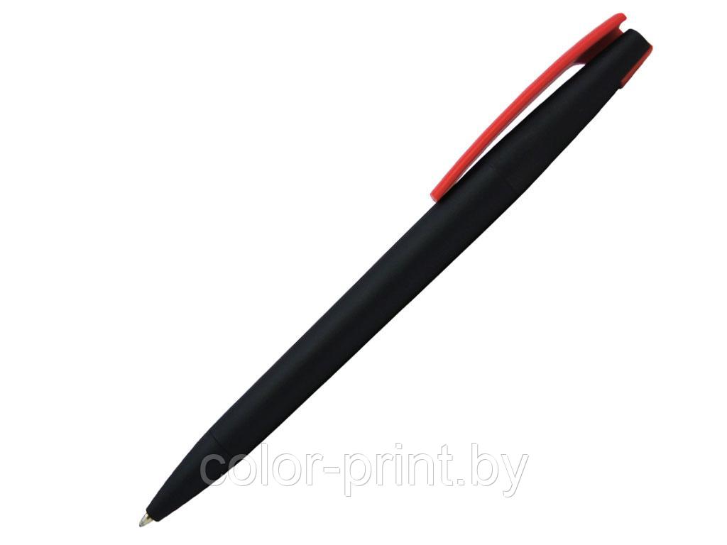 Ручка шариковая, пластик, софт тач, черный/красный, Z-PEN Color Mix