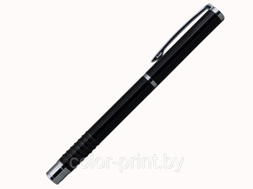 Ручка роллер, металл, черный/серебро, Fusion