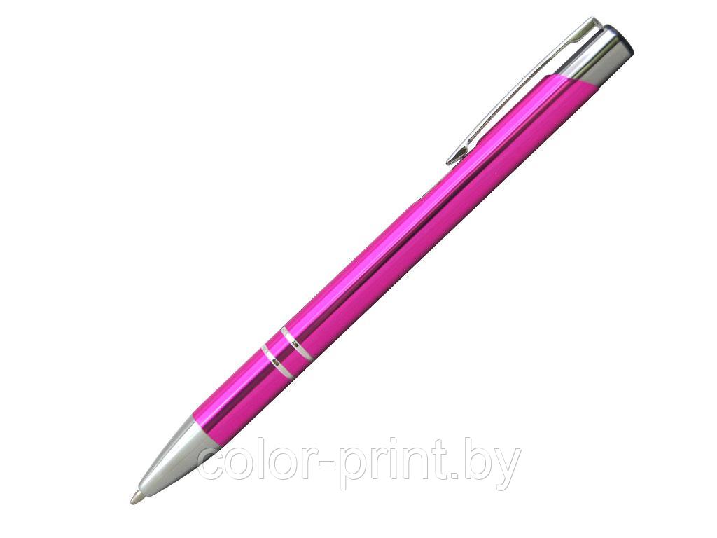 Ручка шариковая, COSMO HEAVY, металл, розовый/серебро, фото 1