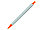 Ручка шариковая, пластик, белый/оранжевый, YES, фото 2