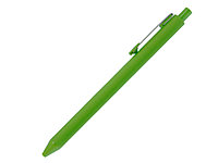 Ручка шариковая, пластик, софт тач, зеленый/серебро, INFINITY