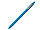 Ручка шариковая, пластик, софт тач, голубой/серебро, INFINITY, фото 2