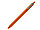 Ручка шариковая, пластик, софт тач, оранжевый/серебро, INFINITY, фото 2