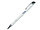 Ручка шариковая, COSMO HEAVY Soft Touch, металл, белый, фото 3
