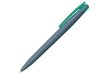 Ручка шариковая, пластик, софт тач, серый/зеленый, Z-PEN Color Mix