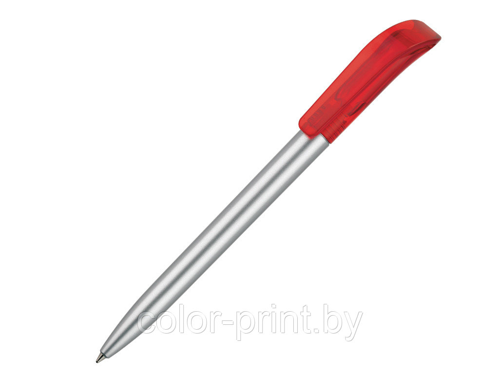 Ручка шариковая, пластик, красный, КОКО
