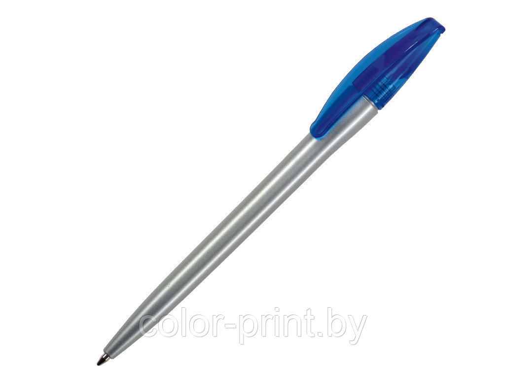Ручка шариковая, пластик, синий SLIM