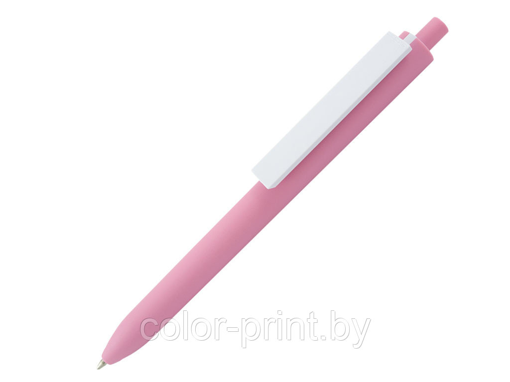 Ручка шариковая, пластик, розовый/белый El Primero Color
