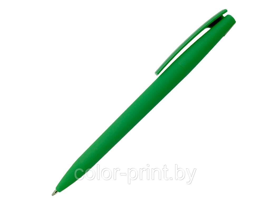 Ручка шариковая, пластик, софт тач, зеленый/зеленый, Z-PEN
