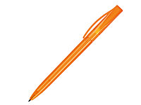 Ручка шариковая, пластик, оранжевый, прозрачный Smart