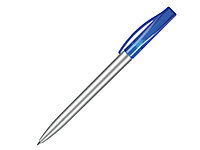 Ручка шариковая, пластик, синий/серебро Smart