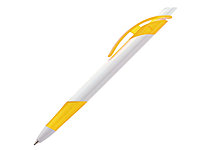 Ручка шариковая, пластик, белый/желтый Lotus