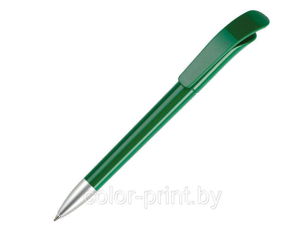 Ручка шариковая, пластик, зеленый, Focus