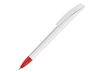 Ручка шариковая, пластик, белый/красный Evo